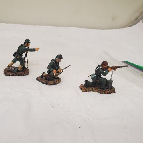 Set of 3 W Britain #17533 Retired a Good Shot Mounted CM-27 - Thumbnail 6