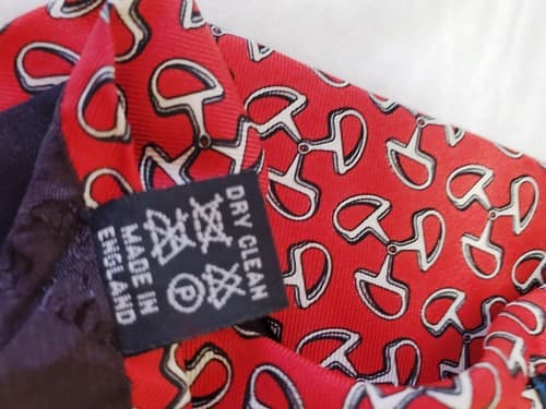 Burberry London Men's Classic Neck Tie Made In England Dry Clean Only - Thumbnail 5