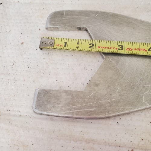 2.25 Inch Thin Metal Spanner Wrench LOT-571 - Thumbnail 4