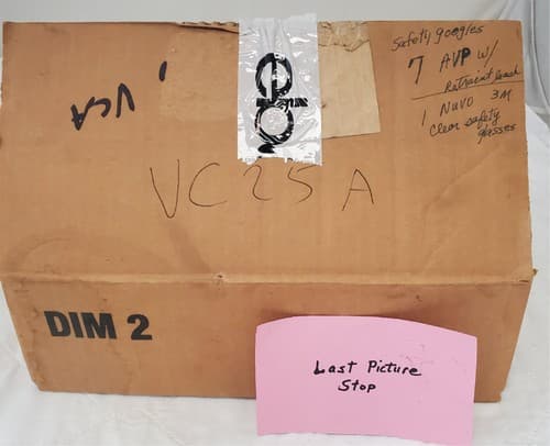 Lot of 3M Nuvo Black Cover & Guard-Dogs AVP W/Restraint Leash Safety Goggles - Thumbnail 9