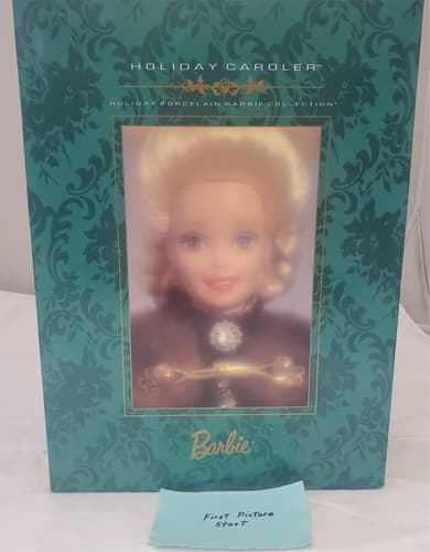 Barbie 1996 - Holiday Caroler Doll - Porcelain Barbie Collection - Image 1