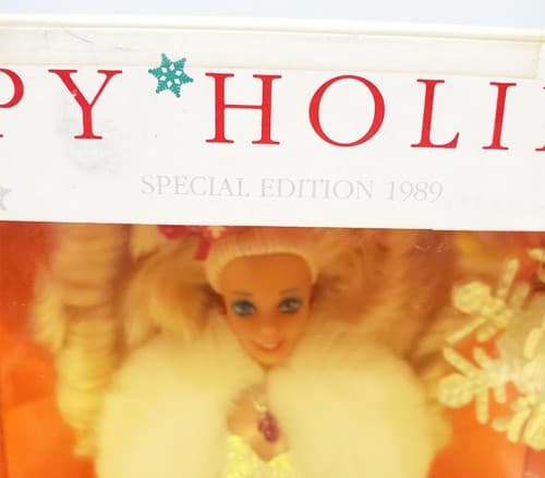 Barbie 1989 - Happy Holidays Barbie Doll Special Edition - Thumbnail 3