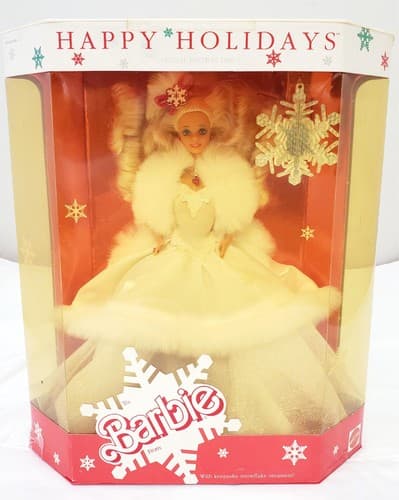 Barbie 1989 - Happy Holidays Barbie Doll Special Edition - Thumbnail 2
