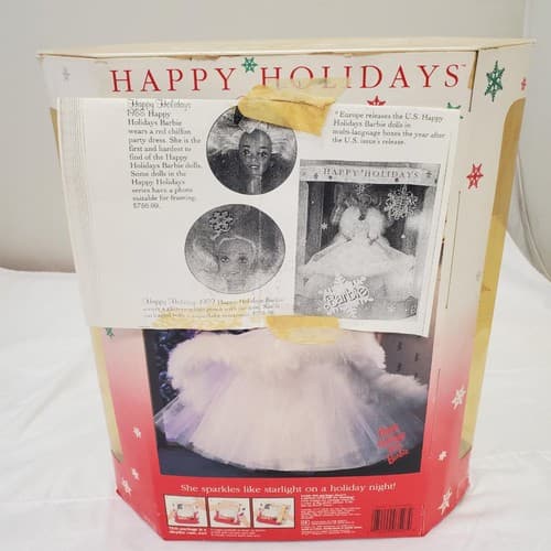 Barbie 1989 - Happy Holidays Barbie Doll Special Edition - Thumbnail 5