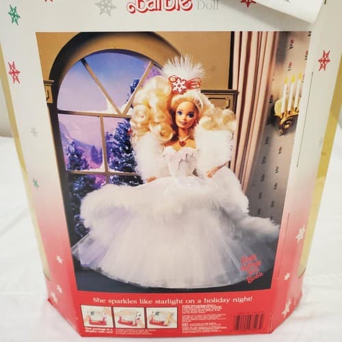 Barbie 1989 - Happy Holidays Barbie Doll Special Edition - Thumbnail 6
