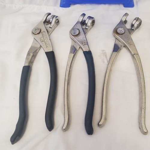 Lot of 4 Pliers Aviation Tool Sheet Metal Aircraft Fastener LOT-64 - Thumbnail 4