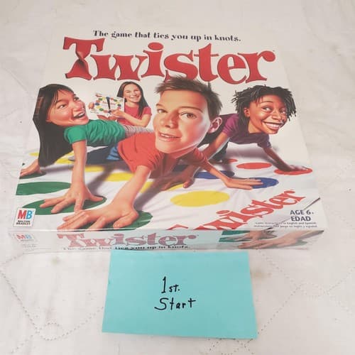 Hasbro Twister Game - Milton Bradley Vintage 1960's Reproduction Edition - Image 1