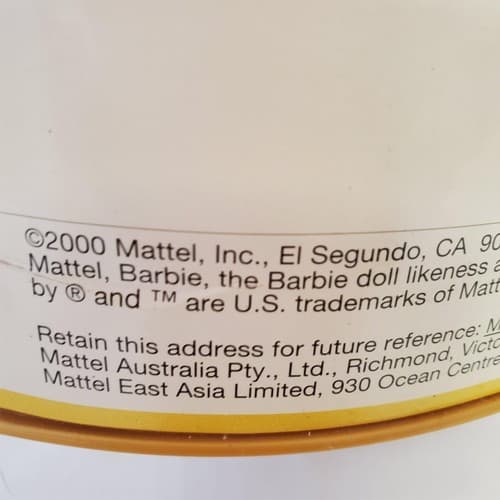 Barbie 2000 - Special Edition Celebration Barbie Doll Gold Dress Mattel - Thumbnail 7