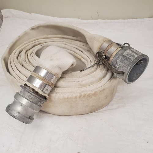 Heavy Duty Industrial Fire Hose with Aluminum Couplings - Thumbnail 3