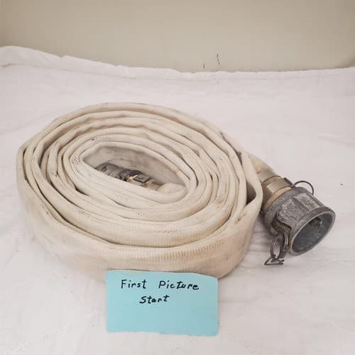 Heavy Duty Industrial Fire Hose with Aluminum Couplings - Image 1