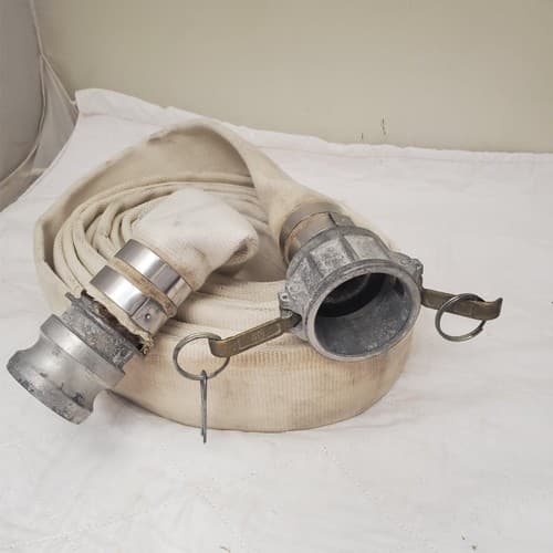 Heavy Duty Industrial Fire Hose with Aluminum Couplings - Thumbnail 4