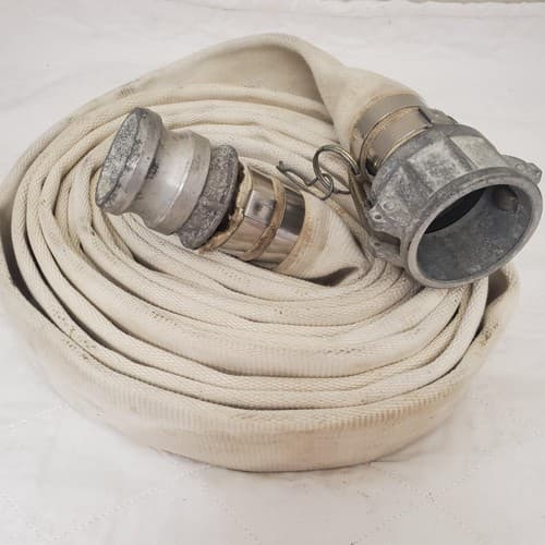 Heavy Duty Industrial Fire Hose with Aluminum Couplings - Thumbnail 2