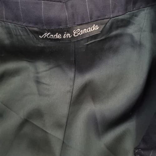 JACK VICTOR Montreal 100% Wool Blue Blazer Suit Jacket Sport Coat - Thumbnail 6