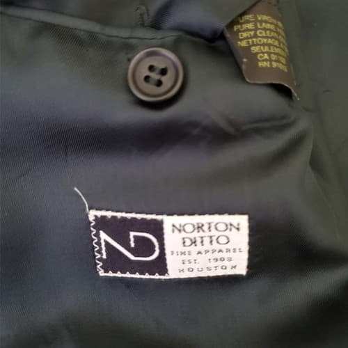 JACK VICTOR Montreal 100% Wool Blue Blazer Suit Jacket Sport Coat - Thumbnail 7