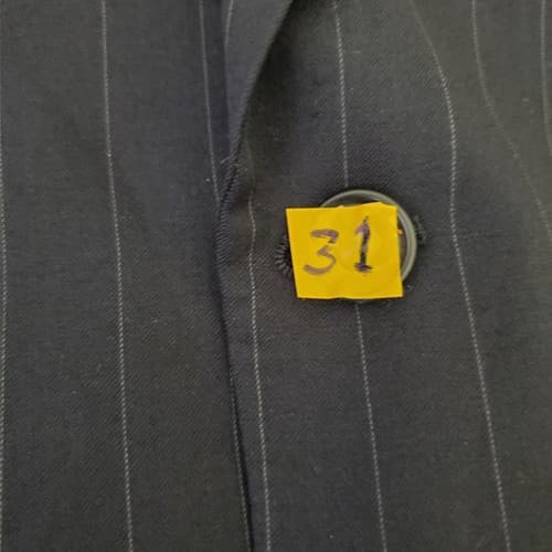 JACK VICTOR Montreal 100% Wool Blue Blazer Suit Jacket Sport Coat - Thumbnail 9