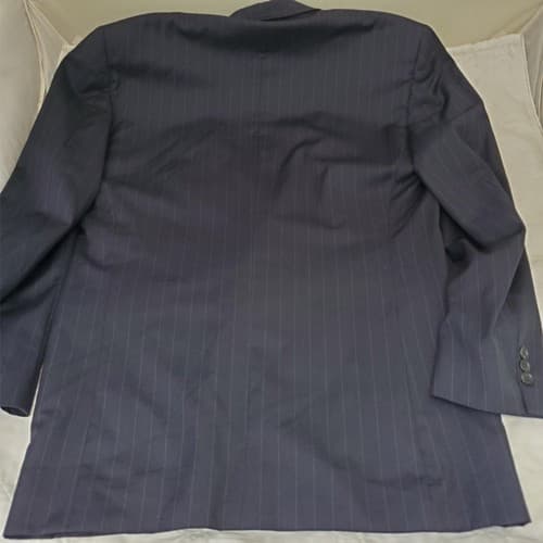 JACK VICTOR Montreal 100% Wool Blue Blazer Suit Jacket Sport Coat - Thumbnail 3