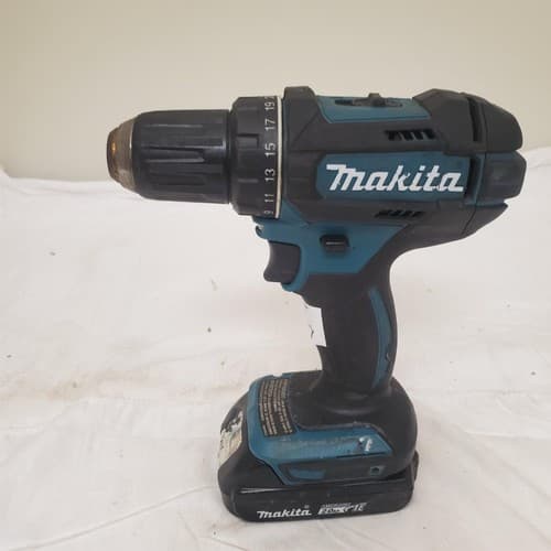 Makita XFD10 18V Cordless Driver Drill with BL1820B Lithium-Ion Battery LOT-727 - Thumbnail 7
