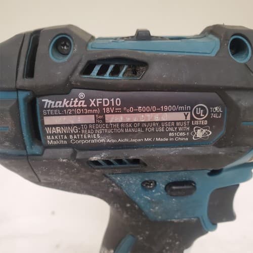 Makita XFD10 18V Cordless Driver Drill with BL1820B Lithium-Ion Battery LOT-727 - Thumbnail 4