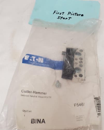 Eaton Bina Cutler Hammer Isolated Neutral Assembly Kit - Image 1