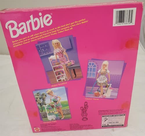 1997 Mattel Barbie Gardenin' Pretty Dress N Play Set #1 - Thumbnail 4