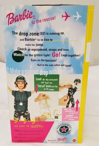 Barbie 2000 - Paratrooper Barbie Doll - An AAFES Special Edition - Thumbnail 5