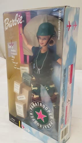 Barbie 2000 - Paratrooper Barbie Doll - An AAFES Special Edition - Thumbnail 4