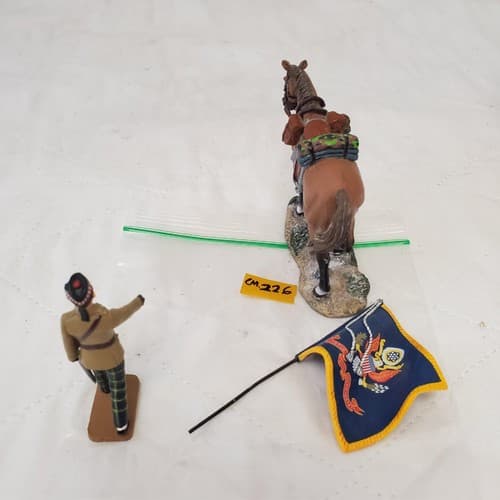 King & Country NA445 GHO Officer Marching, COSSACKS Horse & Flag CM-226 - Thumbnail 4