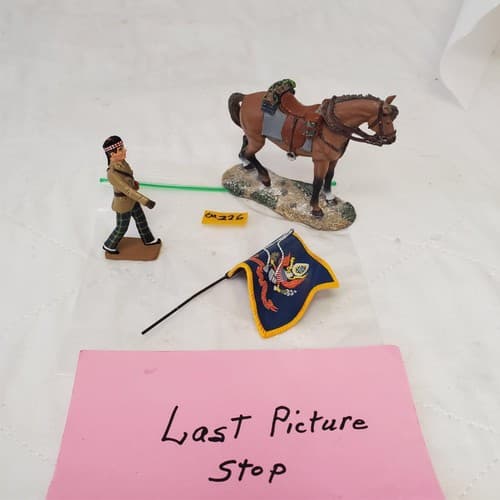 King & Country NA445 GHO Officer Marching, COSSACKS Horse & Flag CM-226 - Thumbnail 7