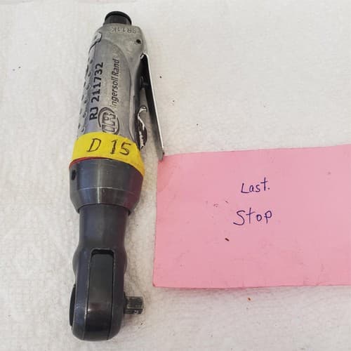 Ingersoll Rand Pneumatic Ratchet Aircraft Tool D15 - 211732 - Thumbnail 5