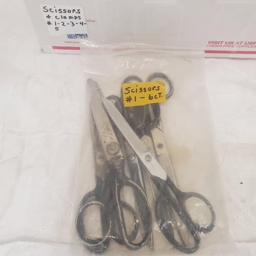 Lot of 6 Assorted Vintage Pinking Shears Scissors #1 - Thumbnail 3