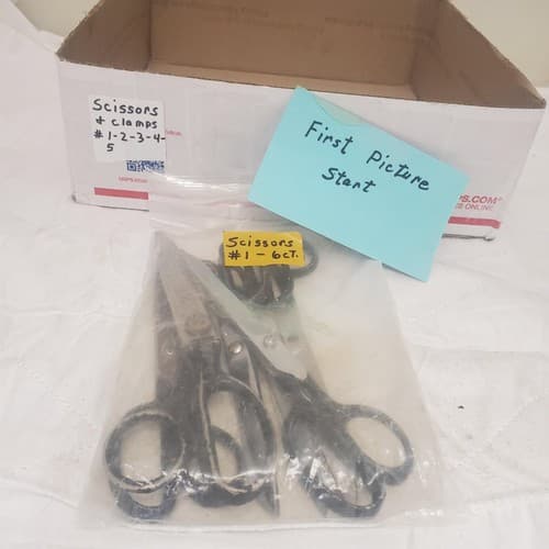 Lot of 6 Assorted Vintage Pinking Shears Scissors #1 - Thumbnail 2