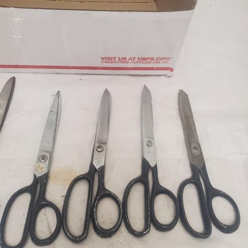Lot of 6 Assorted Vintage Pinking Shears Scissors #1 - Thumbnail 5