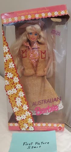 1992 Mattel Special Edition Dolls Of The World Collection Australian Barbie Doll - Image 1