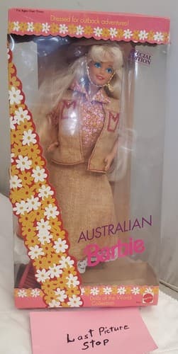1992 Mattel Special Edition Dolls Of The World Collection Australian Barbie Doll - Thumbnail 6