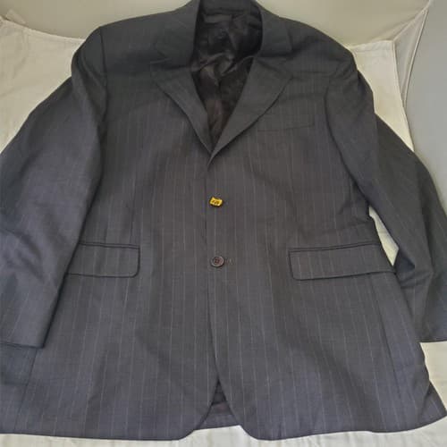 Brooks Brothers 346 STRETCH Wool Grey Blazer Suit Jacket Sport Coat 42R - Thumbnail 2