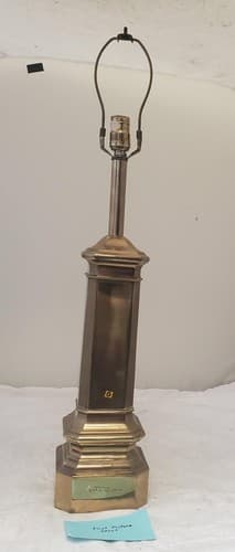 Vintage Brass Rembrandt Lamp G - Image 1