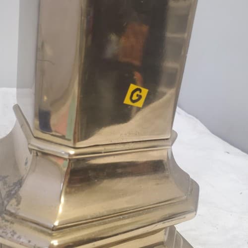 Vintage Brass Rembrandt Lamp G - Thumbnail 4