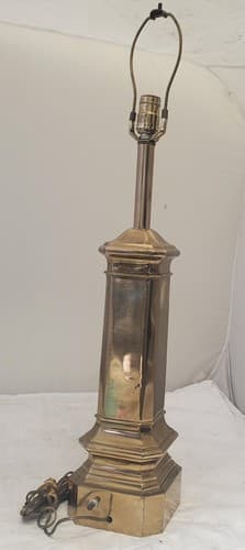 Vintage Brass Rembrandt Lamp G - Thumbnail 6