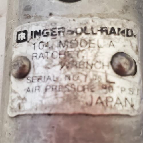 Blue Point Ingersoll Rand Heavy Duty Pneumatic Air Ratchet Wrench LOT-172 - Thumbnail 5