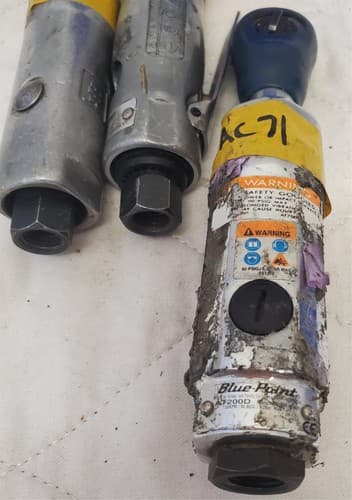 Blue Point Ingersoll Rand Heavy Duty Pneumatic Air Ratchet Wrench LOT-172 - Thumbnail 11