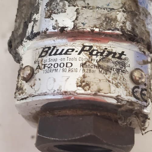 Blue Point Ingersoll Rand Heavy Duty Pneumatic Air Ratchet Wrench LOT-172 - Thumbnail 12