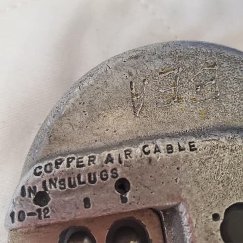 Burndy MR4 10 M Crimper Aircraft Tool LOT- 310 - Thumbnail 7