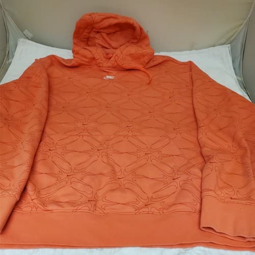 Nike Mens XXL Magic Ember Fleece Sportswear Club Pullover Hoodie - Thumbnail 2