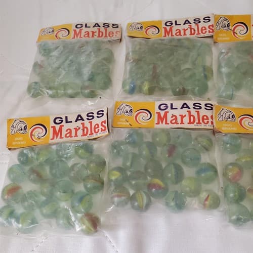 Pack of 10 Vintage Dog Brand Glass Marbles #3 - Thumbnail 2