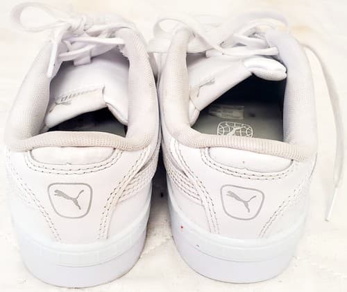 Puma Junior Jada 381990-02 White Silver Casual Shoes - Thumbnail 4