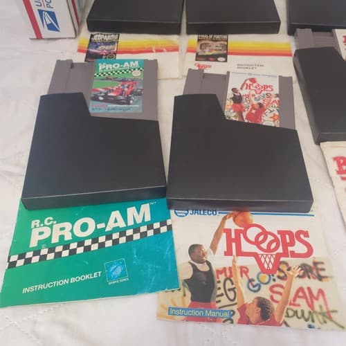 Lot of 6 Nintendo Entertainment System NES Games with Manuals - Thumbnail 6