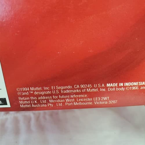 Barbie 1994- Peppermint Princess- The Winter Princess Collection Limited Edition - Thumbnail 6