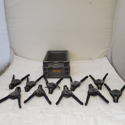 Lot of 10 IDEAL Custom Stripmaster Wire Strippers Black LOT 526 - Image 1