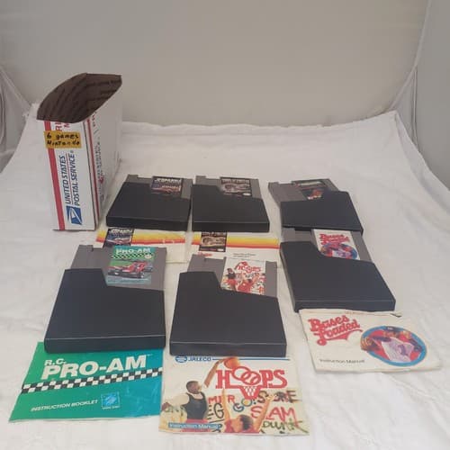 Lot of 6 Nintendo Entertainment System NES Games with Manuals - Thumbnail 2