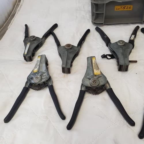 Lot of 10 IDEAL Custom Stripmaster Wire Strippers Black LOT 526 - Thumbnail 6